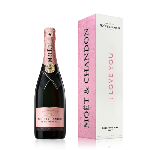 Moët & Chandon Rose Imperial Gift Pack I Love You 2023 0.75L