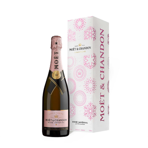 Shampanjë Moët & Chandon Rosé Impérial EYO 2022 0.75L, 12% (Kuti Dhuratë)
