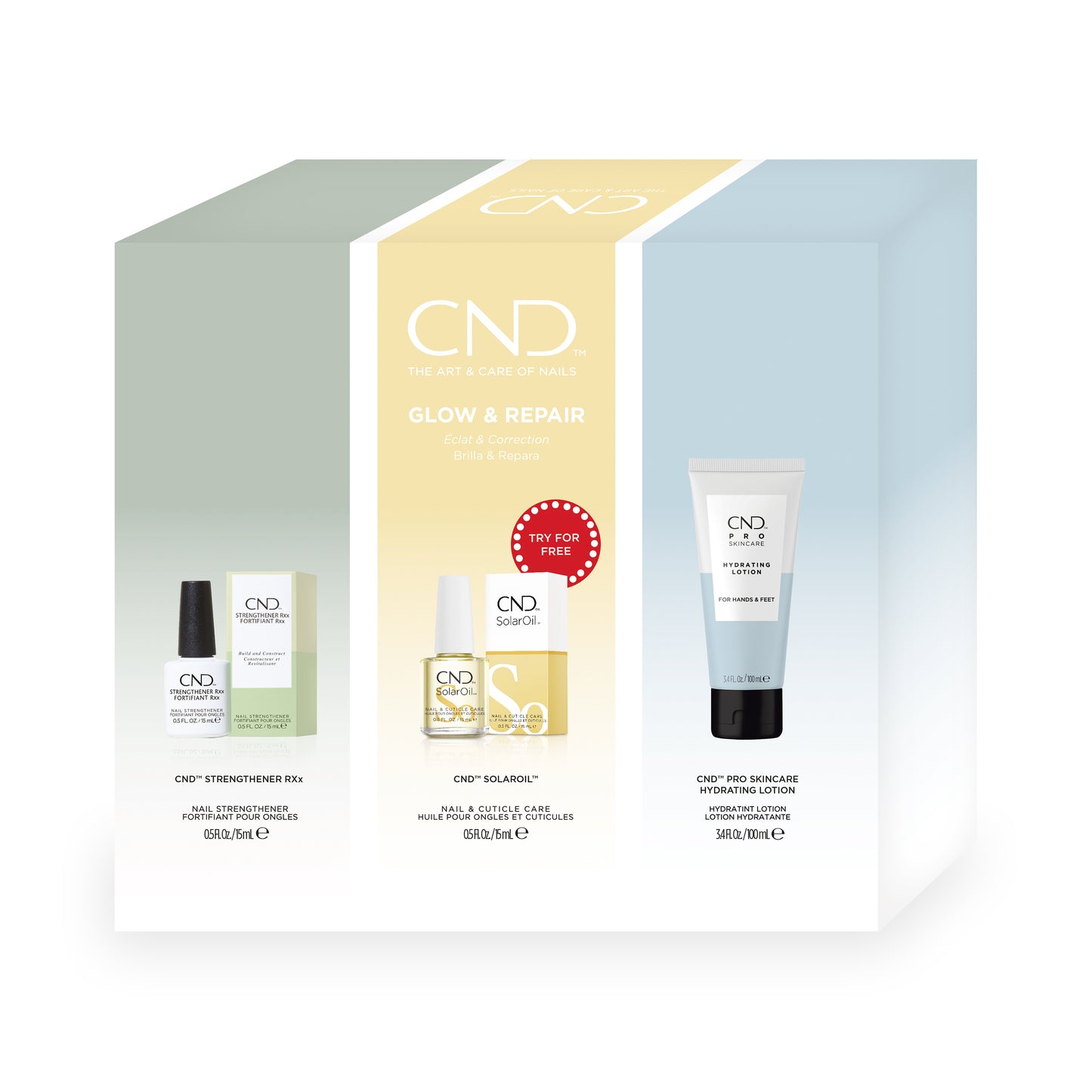 CND GLOW AND REPAIR KIT FULL