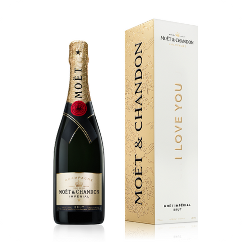 Shampanjë Moët & Chandon Brut Impérial " Pack I Love You" 2023 0.75L, 12%