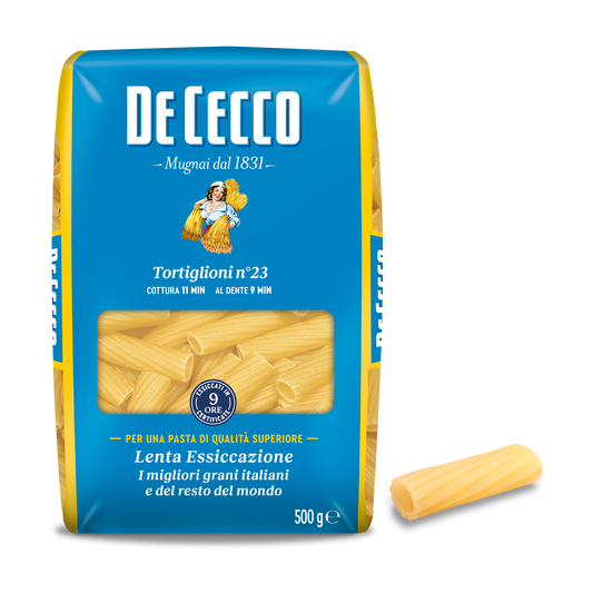 De Cecco Pasta Tortiglioni Paketim 500gr