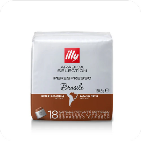 illy Iperespresso Home Coffee Capsules - Arabica Selection Brasile 18 pcs
