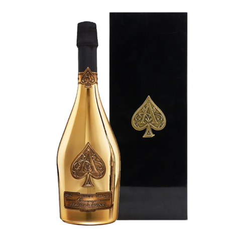 Champagne Armand De Brignac Ace of Spades Brut Gold  0.75L, 12.5% (Wood Gift Box)