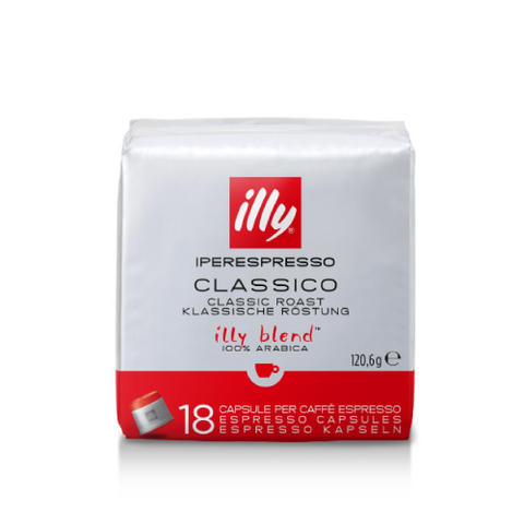 illy Iperespresso Home Coffee Capsules - Classico 18 pcs
