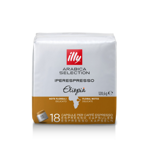 illy Iperespresso Home Coffee Capsules - Arabica Selection Etiopia 18 pcs
