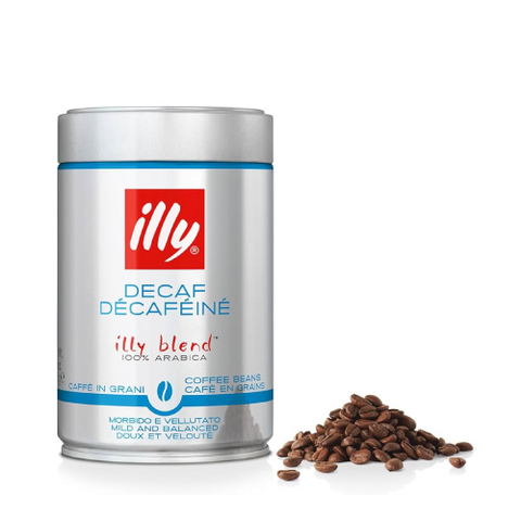 illy Coffee Beans - Decaf Can 250gr