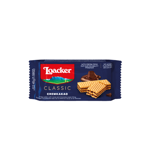Loacker Vafer Klasik Kremkakao Paketim 45Gr