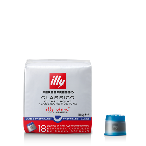 illy Iperespresso Home Caps Lungo - 18 Capsules