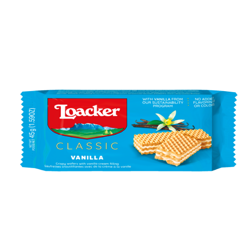 Loacker Vafer Klasik Vanilje Paketim 90Gr